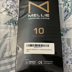 Ellie Microblading Tool Set -eyebrows- Black and Gold. 10 in box. New